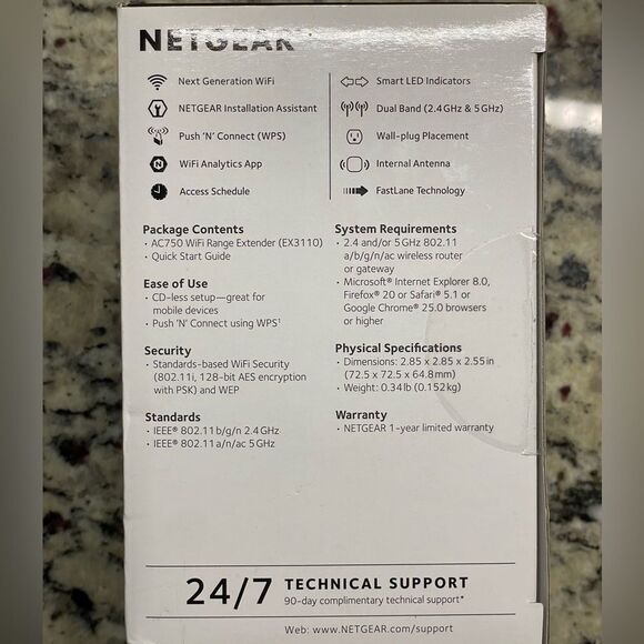 NETGEAR White WiFi Range Extender - Picture 15 of 15